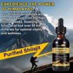 Pure Shilajit Liquid Drops, Natural Shilajit Resin Shilajit with 85+ Trace Minerals & Fulvic Acid, Strength & Stamina Booster for Men and Women - Image 4