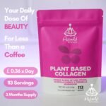 Plant Based Collagen Powder - Anti Aging Supplement for Skin, Wrinkles, Hair Growth with Pink Pitaya, Acerola Cherry & Tremella Mushroom Extracts | 113 Servings (113g) – Vegan Collagen - Image 5
