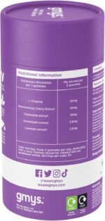 Relaxation Bedtime Sleep Aid - Montmorency Cherry Tart Extract and More - Sleep Gummies with a Calming Blend of L-Theanine, Chamomile, Lemon Balm and Lavender - 60 Gummies - Image 3