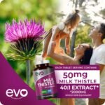 Milk Thistle Tablets | 80% Silymarin | 365 Tablets | Vegan Supplement | Milk Thistle Capsules Alternative | Made in The UK - Image 5