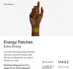 Kind Patches | Energy Patches - Extra Strong | Energy Boost Support | Botanical Plant-Based Formula with Caffeine, Red Ginseng & Vitamin B Complex | 30 Vegan Patches - Image 3