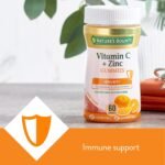 Nature's Bounty Vitamin C and Zinc Gummies – Pack of 120 Gummies, 30 Day Supply – Immune Support and Cell Protection - Antioxidant Supplement - Gluten Free and Natural Colours - Image 3