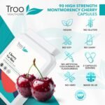 Troo Health Care Troo Cherry Go Max - Montmorency Cherry Extract 3000mg Per Serving - 90 Vegan Capsules – UK Made Freeze Dried Sour Supplement - Image 4