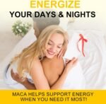Maca Root Capsules for Women 1900mg, Red, Black & Yellow Maca with Black Pepper, Vegan, Support Energy, Hormone Balance, Menstrual, 60 Capsules - Image 6