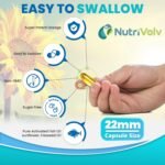 Nutrivolv Omega 3-6-9 | Triple Strength | Fish Oil & Flaxseed Oil Blend | High EPA & DHA | Heart Health, Brain Function & Eye Health | Essential Fatty Acids - 90 Gelatine Softgels - Image 3