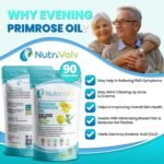 Evening Primrose Oil 1000mg, Valuable Supplement for Women's Health, Hormone Balance, Eczema, Acne - PMS | 90 Capsules - Image 5