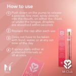 Biotin Skin, Hair & Nails Oral Supplement Spray 14ml – Fast-Absorbing, 30-Day Supply – Biotic Promotes Hair Growth, Strengthens Nails – Menopause, Vegan, Non-GMO – Peppermint Flavour - Image 4