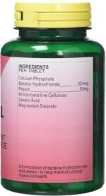 Health Plus Betaine Hcl + Pepsin Digestive Health Supplement - 180 Tablets - Image 4