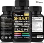 Shilajit Ashwagandha, Rhodiola Rosea, Panax Ginseng Supplement Capsules for Energy and Health - Image 3