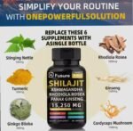 Shilajit Ashwagandha, Rhodiola Rosea, Panax Ginseng Supplement Capsules for Energy and Health - Image 4