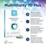 Healthspan Multivitamin 70 Plus | (120 Tablets) | Vitamin C & Vitamin D3 | Brain, Heart, Bone & Immunity Health | Ginseng, Bioflavonoids & Acetyl L-carnitine | Vegan - Image 3
