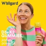 Wellgard Vitamin D3 K2 Gummies – Vitamin D3 K2 Gummies, Supports Bone Health, Immune System and Muscle Health - Image 3