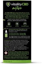 Vitality CBD Active Focus Drops with Ginkgo Biloba, Vitamin A, Guarana, 1000mg of CBD, 30ml, Lime Flavour, NO THC - Image 3