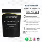 Neo Nutrition Vitex Fruit Supplement - High Potency - | 60 Capsules | 6000mg | UK Made | GMO-Free |Pure - Image 4