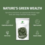 Nature's Finest by Nutrisslim Spirulina Tablets 250mg per Tablet (500 Tablets), 100% Organic Herbal Supplements, Natural Iron and Chlorophyll Source, Immune Booster Supplement - Vegan - Image 3