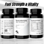 Testosterone Support Supplement for Men – Natural Energy & Vitality Formula with Ashwagandha, Shilajit, Zinc & Vitamin D – Helps Maintain Normal Testosterone Levels – 1 Month Supply - Image 6