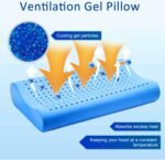 Ergonomic Memory Foam Pillow for Neck Pain Relief – Pillow for Side, Back & Stomach Sleepers – Shoulder Support Bed Pillow for Comfortable and Restful Sleep - Image 3