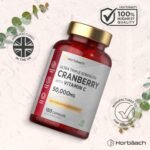 Cranberry Capsules 50,000 mg | High Strength Cranberry Extract with Vitamin C | 180 Vegan Capsules | Supplement for Women & Men | by Horbaach - Image 6
