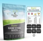 Organic Chia Seeds by TheHealthyTree Company. High in Fibre, Protein & Omega-3 - Raw, Vegan Chia Seeds 250g - Image 3