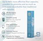 Wellbeing & Relaxation Oral Supplement Spray 14ml – Fast-Absorbing B Vitamins & Magnesium, Menopause, Energy & Mood – Vegan, Non-GMO, No Additives, Peppermint Flavour - 30-Day Supply - Image 4