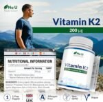 Vitamin K2 MK7 200mcg - 365 Vegan Tablets not Capsules - 1 a Day - 1 Year Supply - High Strength VIT K2 Menaquinone - Easy to Swallow - Made in The UK - Nu U Nutrition - Image 3