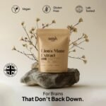 Lions Mane Mushroom Extract 50% Polysaccharides with Vitamin B1 & Black Pepper Focus, Memory & Brain Health Support Energy & Concentration 90 Vegan Tablets - Image 3