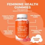Probiotic Gummies - Women’s Bio Culture for Intimate Flora, Gut Health & pH Balance – 10 Billion CFU Pro & Prebiotics - with Cranberry Extract, Calcium & Fibre - Vegan, Sugar-Free - 1 Month Supply - Image 3