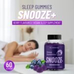 Sleep Gummies 60 Natural | 30 Day Supply | Berry Flavoured | Vegan Sleep Supplement (1 Month Supply) - Image 3