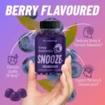 Sleep Gummies 60 Natural | 30 Day Supply | Berry Flavoured | Vegan Sleep Supplement (1 Month Supply) - Image 4