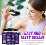 Sleep Gummies 60 Natural | 30 Day Supply | Berry Flavoured | Vegan Sleep Supplement (1 Month Supply) - Image 5
