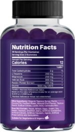 Sleep Gummies 60 Natural | 30 Day Supply | Berry Flavoured | Vegan Sleep Supplement (1 Month Supply) - Image 8