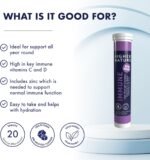 Higher Nature - Immune Effervescent - Easy to Take Immune Support - Vitamin C, D & Zinc - No Artificial Sweeteners – Blackcurrant and Elderberry Flavour - 20 Tablets - Image 3