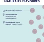 Higher Nature - Immune Effervescent - Easy to Take Immune Support - Vitamin C, D & Zinc - No Artificial Sweeteners – Blackcurrant and Elderberry Flavour - 20 Tablets - Image 4