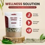 Grass Fed Beef Liver Capsules – Nutrient-Rich Organ Supplement for Energy, Immunity & Vitality – 500mg Per Capsule – Desiccated Liver Tablets – Supports Mood, Skin & Wellness – 60 Capsules - Image 4