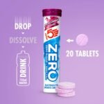 HIGH5 ZERO Electrolyte Tablet - Hydration Tablets Enhanced with Vitamin C - 0 Calories & Sugar Free - Boost Hydration, Performance & Wellness - Blackcurrant, 20 Tablets (20x, Pack of 1) - Image 4