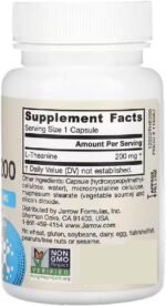 Jarrow Formulas - Theanine | 200 mg L-Theanine for Relaxation and Well-Being - 60 Capsules - Image 3
