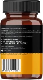 Turmeric Capsules 2000mg with Ginger and Black Pepper, by Yin & Yang Superfoods | High Strength Supplement | Immune Support & Joint Health | Eco-Friendly Packaging | Two Month Supply - Image 3