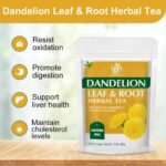 iMATCHME Organic Dandelion Tea, Dandelion Leaf & Root Tea, Herbal Tea, Digestion and Immune Support, Caffeine Free, 40 Bags/80g - Image 3