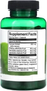 Swanson - Triphala, 250mg | Digestive Health and Detox Support - 120 Capsules - Image 3