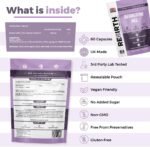 Berberine HCL Extract - 60 Capsules 500mg High Strength - Berberine Supplement - No Synthetic Fillers or Binders - Vegan Friendly - Gut Health - Blood Sugar Support - Made in UK - Image 4