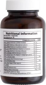 Immune System Support -14-in-1 Immune 'Booster' - Vitamin C, B, Zinc, Selenium + Organic Mushrooms, Turmeric, Black Pepper & Acerola - Formulated by an Award-Winning Nutritionist - 60 Capsules - Image 9