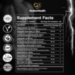 Ultra Testo Boost - Natural Testosterone Supplements for Men - 11 Botanical Ingredients Including Tribulus, Ashwagandha, Ginseng, Shilajit, Ginkgo & Rhodiola - 60 Booster Capsules - Image 3