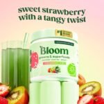 Bloom Super Greens Powder Strawberry Kiwi (30 Servings) Blends Probiotics, Enzymes, Spirulina, and Chlorella to Support Women’s Gut Health, Ease Bloating, and Promote Healthy Digestion Naturally - Image 3