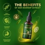 Soursop Liquid Extract – 60ml High-Strength Graviola Supplement | Immune Support, Antioxidants & Natural Wellness | Vegan, No Sugar, Dietary Health Formula - Image 3