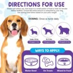 Melatonin for Dogs, 60ml Liquid Dog Melatonin Drops for Sleep Aid & Dogs Anxiety Relief, Dog Calming Treatment for Noise, Fireworks, Separation & Travel Stress - Image 5