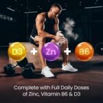 VitaBright Magnesium Glycinate Complex 6-in-1 | 2500mg~485mg Elemental | 120 Caps | Glycinate Tablets & Zinc, Vitamins B6 & D | High Strength Magnesium Supplements for Women/ZMA Supplements for Men - Image 4