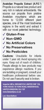 Bee and You Kids Throat Spray | Immune Support Supplement, Elderberry, Raw Honey, Propolis Extract, Vitamin C, Strawberry Juice, Antioxidants, Sore Throat Relief | 1 fl. Oz - Image 4