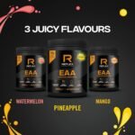 Reflex Nutrition EAA - Complete Essential Amino Acids - 16g EAAs with BCAAs, Vitamin B6, Electrolytes - Full Spectrum Amino Acids Powder for Muscle Growth & Recovery (Pineapple, 500g, 20 servings) - Image 6