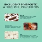 15g Soluble Fibre Supplement - 50% NHS Daily Intake. 6-in-1 Fiber Supplement Powder with Inulin Prebiotic Fibre Powder, FOS, Acacia & Probiotics. Tasteless, Dissolves Easy, 30 Servings by Inspiriko - Image 4