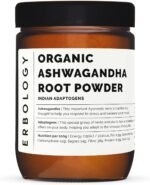 Erbology Organic Ashwagandha Powder 90g - 45 Servings - Sleep Aid - Rich in Withanolides - Sustainably Sourced Straight from Farm in India - Small Batch - Vegan - GMO-Free - Recyclable Glass Jar - Image 3
